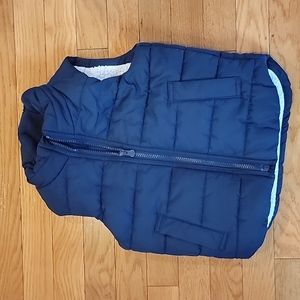 Baby Gap sherpa lined puffer vest